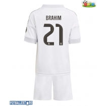 Real Madrid Brahim Diaz #21 Hjemmedraktsett Barn 2025-26 Kortermet (+ Korte bukser)